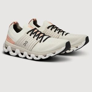 White and Black Athletic Sneakers